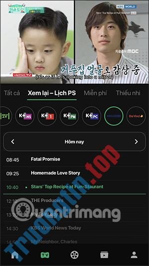 Cách&nbsp;xem&nbsp;K+&nbsp;miễn&nbsp;phí&nbsp;trên&nbsp;TV360