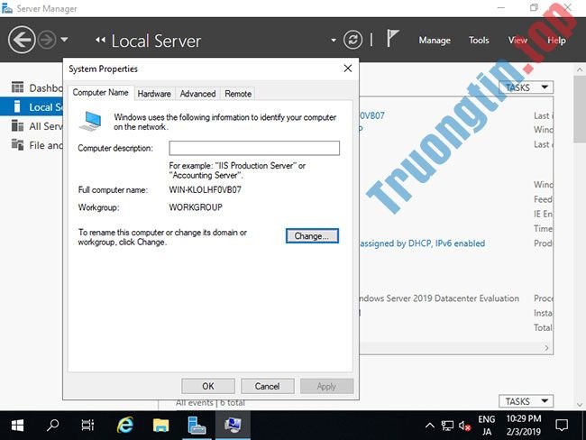 Cách&nbsp;thiết&nbsp;lập&nbsp;ban&nbsp;đầu&nbsp;Windows&nbsp;Server&nbsp;2019