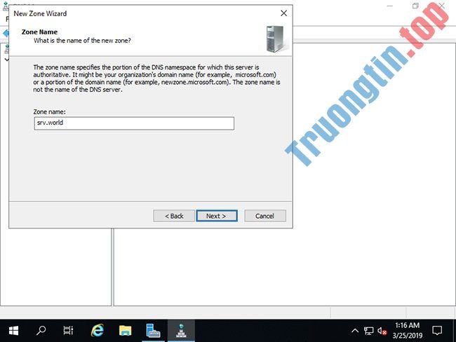Cách cài đặt DNS Server trên Windows Server 2019 16 Cách cài đặt DNS Server trên Windows Server 2019