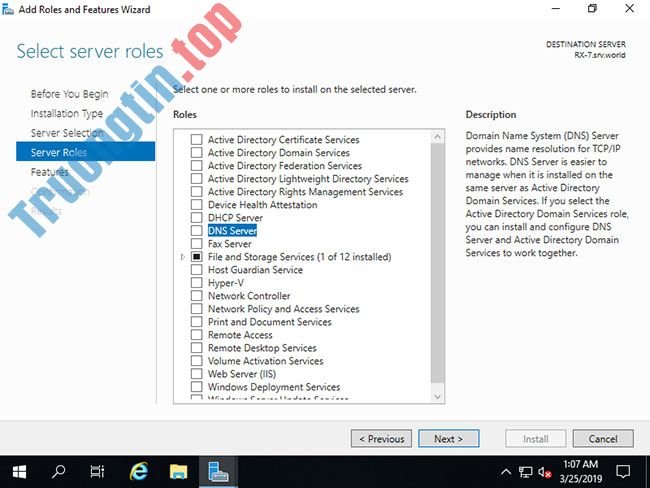 Cách cài đặt DNS Server trên Windows Server 2019 5 Cách cài đặt DNS Server trên Windows Server 2019