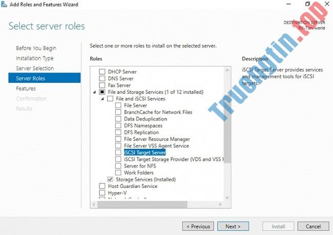 Cách cài đặt iSCSI Target trên Windows Server 2019 5 Cách cài đặt iSCSI Target trên Windows Server 2019