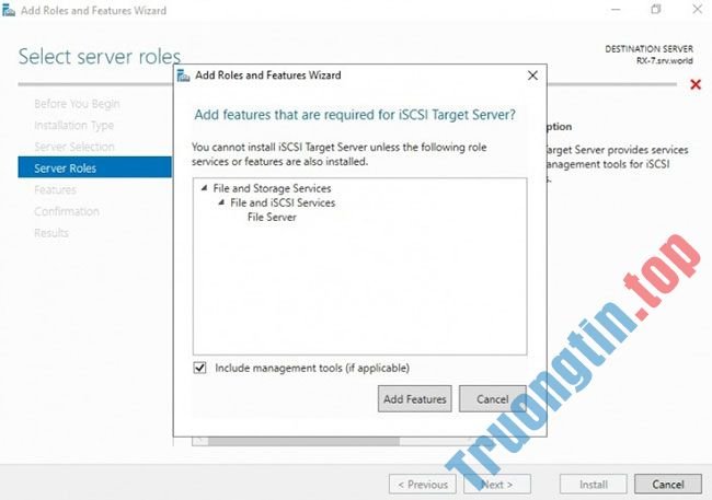 Cách cài đặt iSCSI Target trên Windows Server 2019 6 Cách cài đặt iSCSI Target trên Windows Server 2019