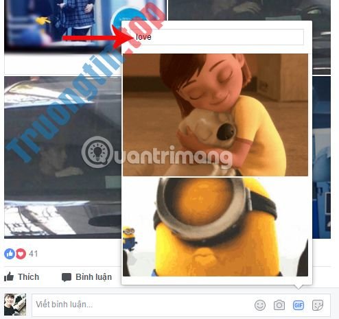 Cách&nbsp;bình&nbsp;luận&nbsp;bằng&nbsp;ảnh&nbsp;động&nbsp;Gif&nbsp;trên&nbsp;Facebook