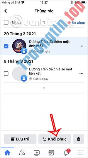 Cách&nbsp;khôi&nbsp;phục&nbsp;ảnh&nbsp;đã&nbsp;xóa&nbsp;trên&nbsp;Facebook