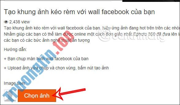 Cách&nbsp;tạo&nbsp;khung&nbsp;ảnh&nbsp;kéo&nbsp;rèm&nbsp;Wall&nbsp;Facebook&nbsp;nghệ&nbsp;thuật