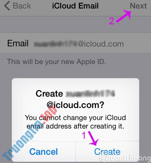 Cách&nbsp;tạo&nbsp;tài&nbsp;khoản&nbsp;iCloud&nbsp;miễn&nbsp;phí&nbsp;trên&nbsp;điện&nbsp;thoại
