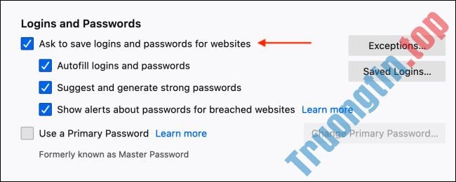Hướng&nbsp;dẫn&nbsp;tắt&nbsp;thông&nbsp;báo&nbsp;lưu&nbsp;thông&nbsp;tin&nbsp;đăng&nbsp;nhập&nbsp;trong&nbsp;Firefox