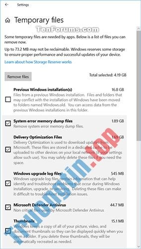Cách&nbsp;xem&nbsp;mức&nbsp;sử&nbsp;dụng&nbsp;bộ&nbsp;nhớ&nbsp;của&nbsp;các&nbsp;ổ&nbsp;trong&nbsp;Windows&nbsp;10
