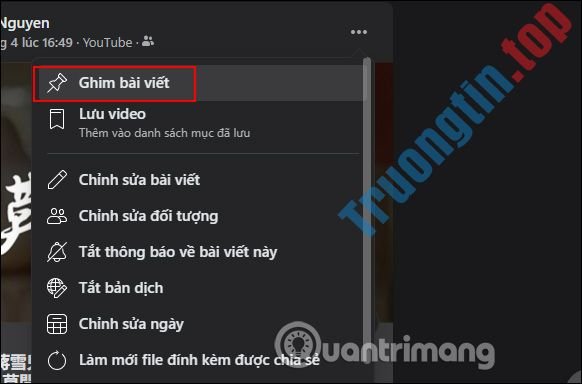 Cách&nbsp;ghim&nbsp;bài&nbsp;viết&nbsp;trên&nbsp;Facebook&nbsp;cá&nbsp;nhân