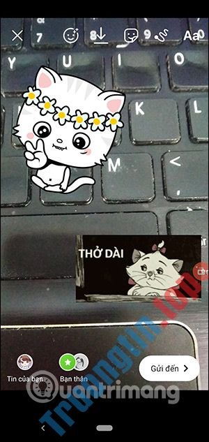 Cách&nbsp;chèn&nbsp;Gif&nbsp;và&nbsp;sticker&nbsp;vào&nbsp;Instagram&nbsp;từ&nbsp;bàn&nbsp;phím&nbsp;Android