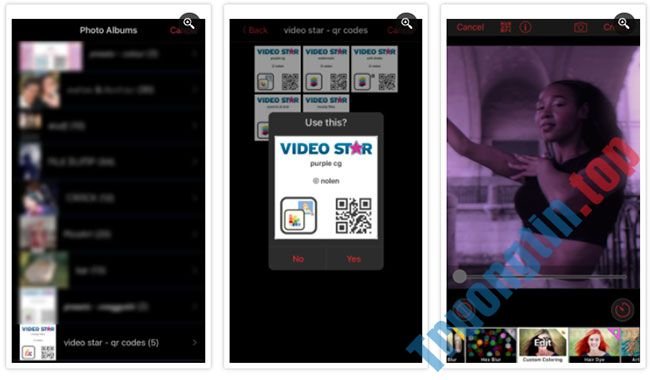 Cách&nbsp;sử&nbsp;dụng&nbsp;mã&nbsp;QR&nbsp;trong&nbsp;Video&nbsp;Star
