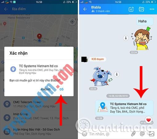 Cách&nbsp;gửi&nbsp;định&nbsp;vị&nbsp;qua&nbsp;Zalo,&nbsp;chia&nbsp;sẻ&nbsp;vị&nbsp;trí&nbsp;trên&nbsp;Zalo&nbsp;cho&nbsp;người&nbsp;khác&nbsp;siêu&nbsp;dễ