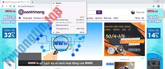 Cách&nbsp;đặt&nbsp;tên&nbsp;cho&nbsp;một&nbsp;cửa&nbsp;sổ&nbsp;Google&nbsp;Chrome