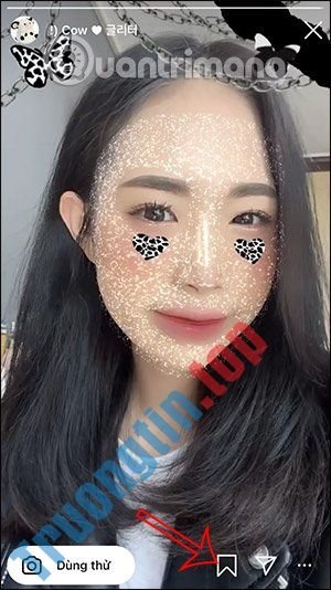 Cách&nbsp;tải&nbsp;filter&nbsp;mặt&nbsp;nạ&nbsp;bò&nbsp;sữa&nbsp;trên&nbsp;Instagram