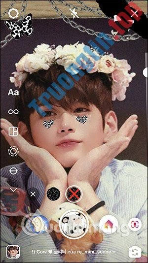 Cách&nbsp;tải&nbsp;filter&nbsp;mặt&nbsp;nạ&nbsp;bò&nbsp;sữa&nbsp;trên&nbsp;Instagram