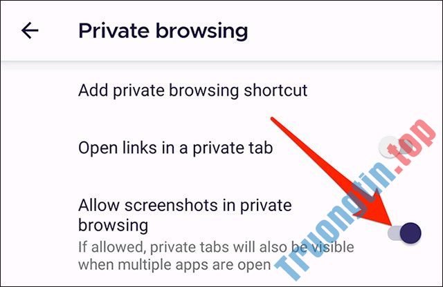 Cách&nbsp;chụp&nbsp;ảnh&nbsp;màn&nbsp;hình&nbsp;trong&nbsp;tab&nbsp;ẩn&nbsp;danh&nbsp;của&nbsp;Chrome&nbsp;và&nbsp;Firefox&nbsp;trên&nbsp;Android