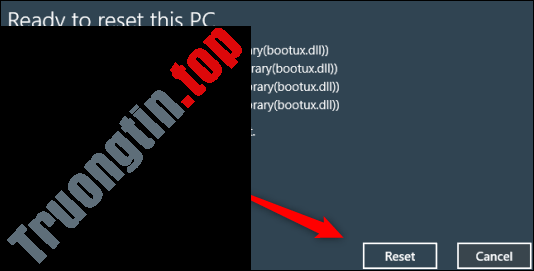 reset pc using command prompt