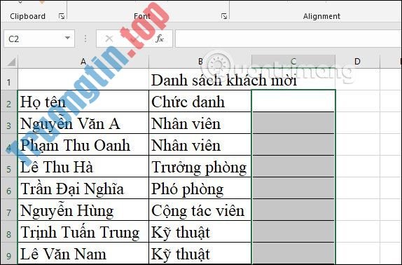 Cách&nbsp;chèn&nbsp;checkbox&nbsp;trong&nbsp;Excel