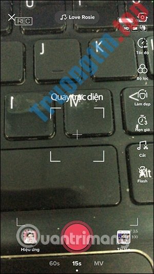 Cách quay video TikTok filter cô dâu