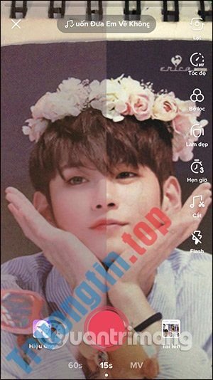 Cách quay video filter một nửa ảo diệu trên TikTok