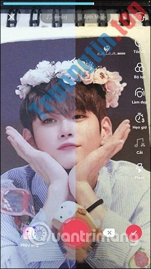 Cách quay video filter một nửa ảo diệu trên TikTok