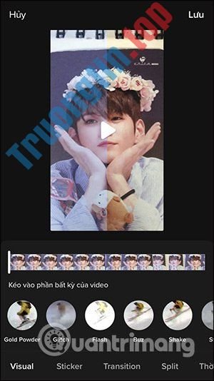 Cách quay video filter một nửa ảo diệu trên TikTok