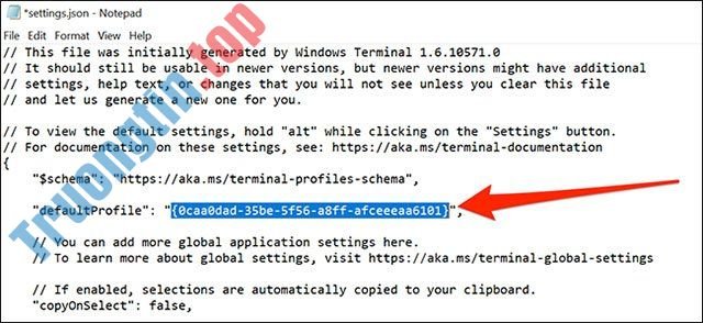 Cách&nbsp;thay&nbsp;đổi&nbsp;shell&nbsp;mặc&nbsp;định&nbsp;trong&nbsp;Windows&nbsp;Terminal