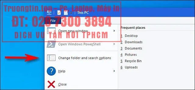 Cách&nbsp;thay&nbsp;đổi&nbsp;vị&nbsp;trí&nbsp;mở&nbsp;mặc&nbsp;định&nbsp;của&nbsp;File&nbsp;Explorer