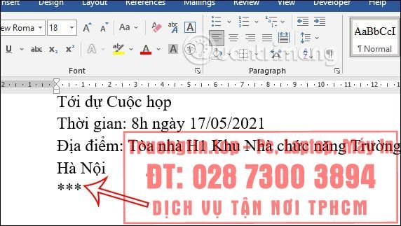 Cách&nbsp;tạo&nbsp;đường&nbsp;kẻ&nbsp;chấm&nbsp;trong&nbsp;Word