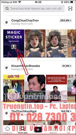 Cách quay video filter Công chúa chạy trốn trên TikTok