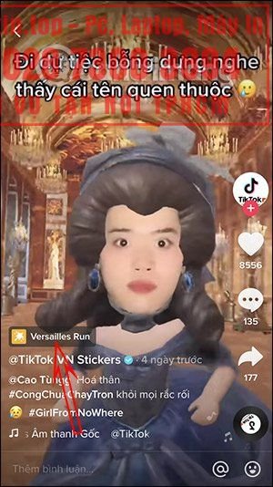 Cách quay video filter Công chúa chạy trốn trên TikTok