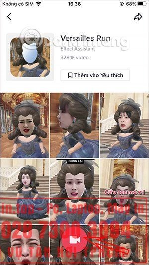 Cách quay video filter Công chúa chạy trốn trên TikTok