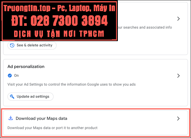 Cách&nbsp;xuất,&nbsp;download&nbsp;dữ&nbsp;liệu&nbsp;Google&nbsp;Maps
