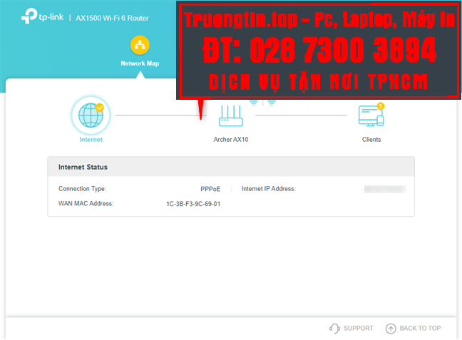 Cách cấu hình kết nối PPPoE trên router TP-Link WiFi 6 5 Cách cấu hình kết nối PPPoE trên router TP-Link WiFi 6