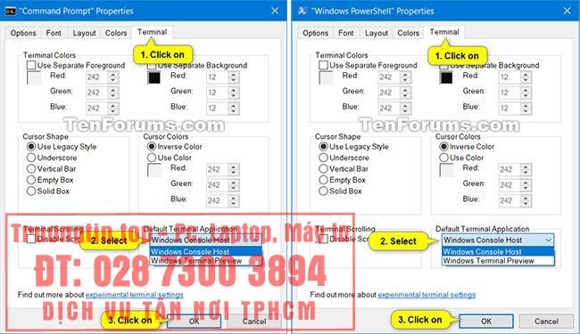 Cách&nbsp;thay&nbsp;đổi&nbsp;ứng&nbsp;dụng&nbsp;Terminal&nbsp;mặc&nbsp;định&nbsp;trong&nbsp;Windows&nbsp;10