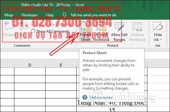 Cách&nbsp;khóa&nbsp;cột&nbsp;trong&nbsp;Excel