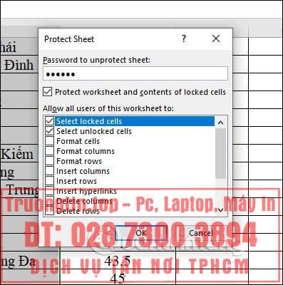 Cách&nbsp;khóa&nbsp;cột&nbsp;trong&nbsp;Excel