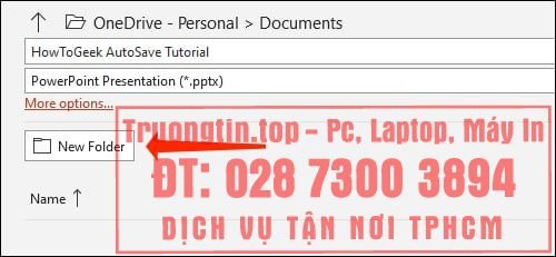 Cách&nbsp;tự&nbsp;động&nbsp;lưu&nbsp;slide&nbsp;PowerPoint&nbsp;vào&nbsp;OneDrive