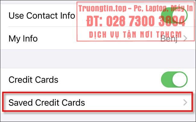 Cách&nbsp;xem&nbsp;mã&nbsp;số&nbsp;thẻ&nbsp;tín&nbsp;dụng&nbsp;đã&nbsp;lưu&nbsp;trong&nbsp;Safari&nbsp;trên&nbsp;iPhone,&nbsp;iPad