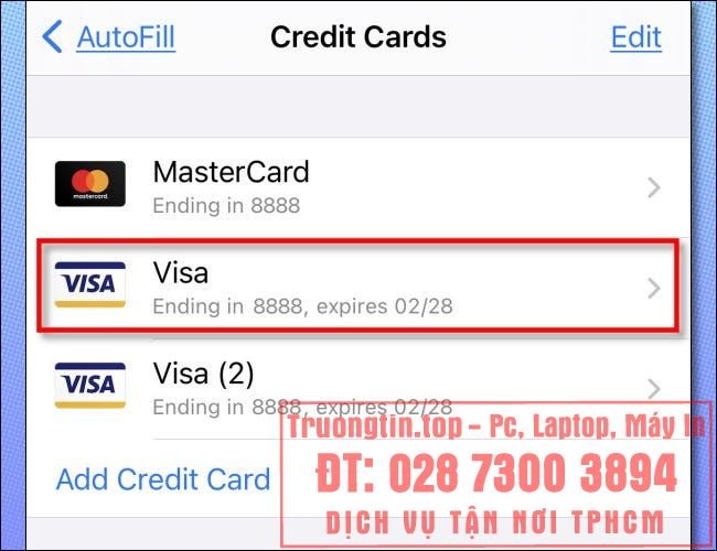 Cách&nbsp;xem&nbsp;mã&nbsp;số&nbsp;thẻ&nbsp;tín&nbsp;dụng&nbsp;đã&nbsp;lưu&nbsp;trong&nbsp;Safari&nbsp;trên&nbsp;iPhone,&nbsp;iPad