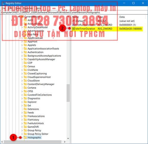 Cách thay đổi thời gian chờ cho headset Mixed Reality trong Windows 10 2 Cách thay đổi thời gian chờ cho headset Mixed Reality trong Windows 10