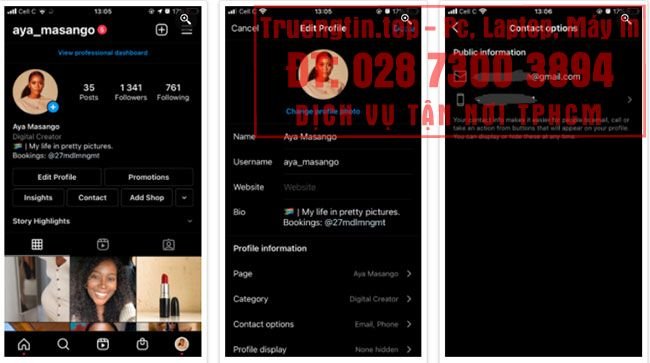 Cách&nbsp;thay&nbsp;đổi&nbsp;địa&nbsp;chỉ&nbsp;email&nbsp;trên&nbsp;Instagram