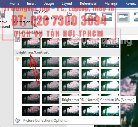 Cách&nbsp;làm&nbsp;mờ&nbsp;ảnh&nbsp;trong&nbsp;Word