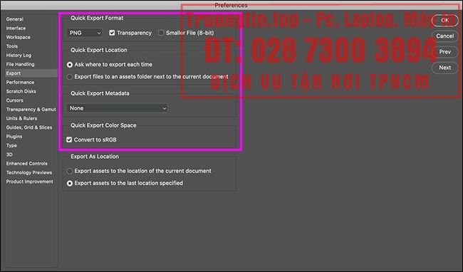 Cách&nbsp;thiết&nbsp;lập&nbsp;và&nbsp;sử&nbsp;dụng&nbsp;tính&nbsp;năng&nbsp;Quick&nbsp;Export&nbsp;trong&nbsp;Photoshop