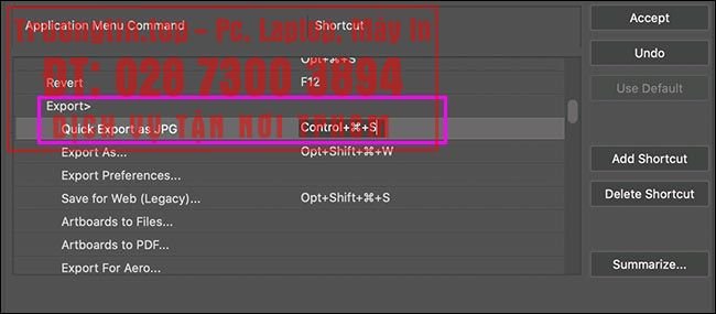 Cách&nbsp;thiết&nbsp;lập&nbsp;và&nbsp;sử&nbsp;dụng&nbsp;tính&nbsp;năng&nbsp;Quick&nbsp;Export&nbsp;trong&nbsp;Photoshop