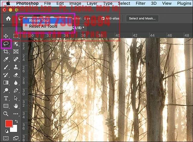 Cách&nbsp;reset&nbsp;các&nbsp;công&nbsp;cụ&nbsp;trong&nbsp;Photoshop&nbsp;về&nbsp;cài&nbsp;đặt&nbsp;mặc&nbsp;định
