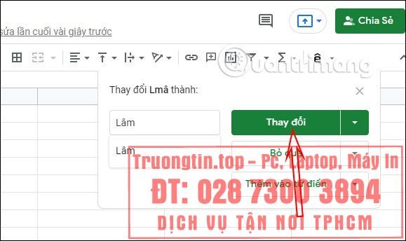 Cách&nbsp;kiểm&nbsp;tra&nbsp;chính&nbsp;tả&nbsp;trong&nbsp;Google&nbsp;Sheets