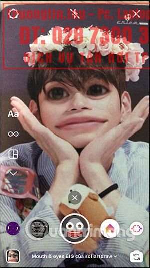 Cách&nbsp;tải&nbsp;filter&nbsp;mắt&nbsp;to&nbsp;miệng&nbsp;rộng&nbsp;trên&nbsp;Instagram