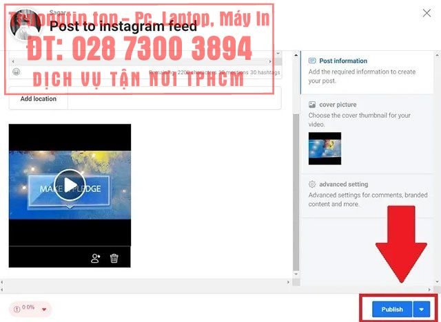 Cách&nbsp;đăng&nbsp;tải&nbsp;video&nbsp;từ&nbsp;PC&nbsp;lên&nbsp;Instagram
