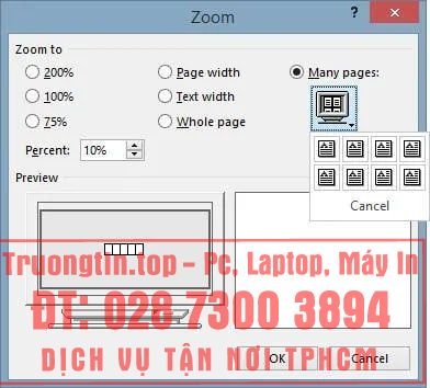 Cách thiết lập hiển thị từng trang văn bản một trong Microsoft Word ở mọi độ phân giải